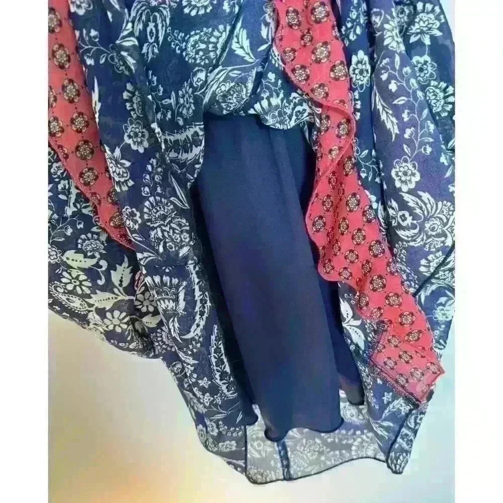 Accidentally in Love blue floral dress size M - Picture 6 of 8